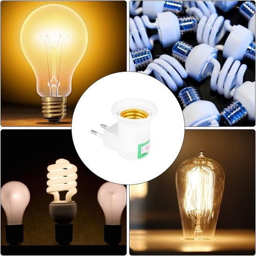 4pzadattatore presa lampadina - presa,
