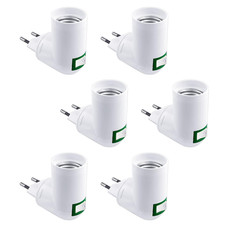 6 Prese E27 Con Interruttore