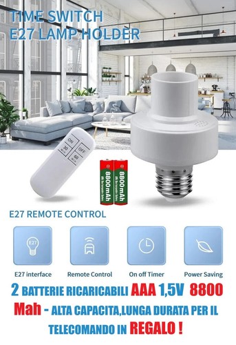 Portalampada wireless con - portalampada,
