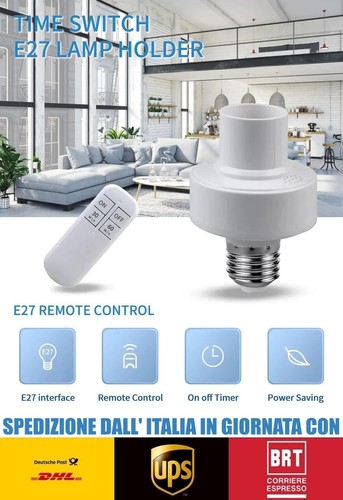 Portalampada wireless con - portalampada,