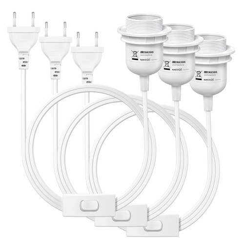 Portalampada e27 con - 3,