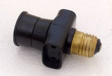 PORTALAMPADA NERO ELIOS CON