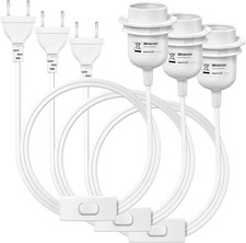 3 X Portalampada E27 Con