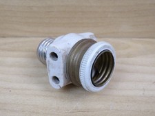 vecchio PORTALAMPADA CON DUE