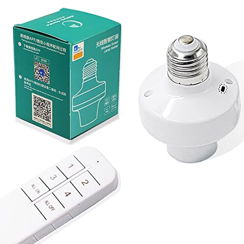 Qiachip portalampada e27 - e27, con